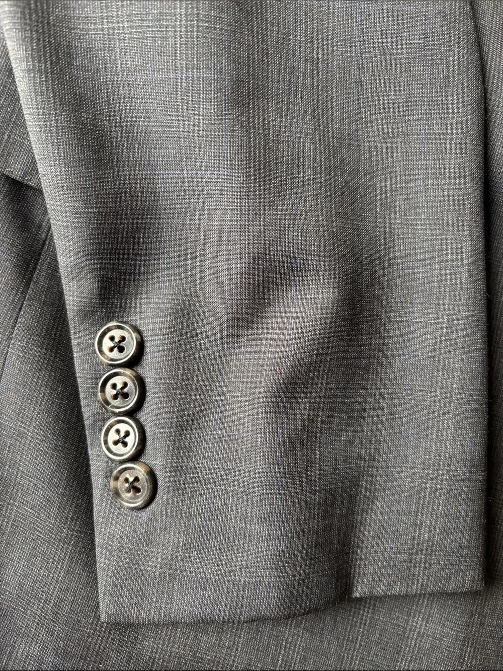 Todd Snyder x Southwick Gray Plaid 1/4 Lined Sport Coat Blazer 40 R Slim MIUSA